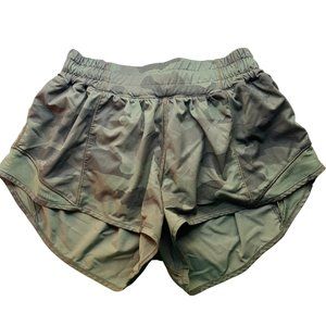 Lululemon Hotty Hot Short Camo Green